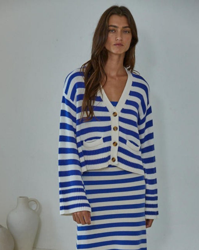 Eventide Striped Cardigan