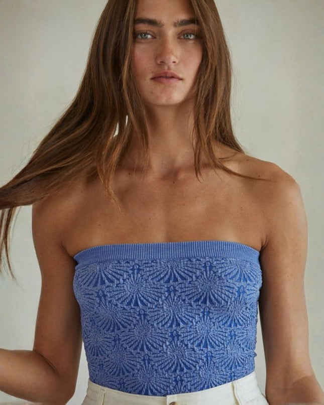 Jacquard Tube Top