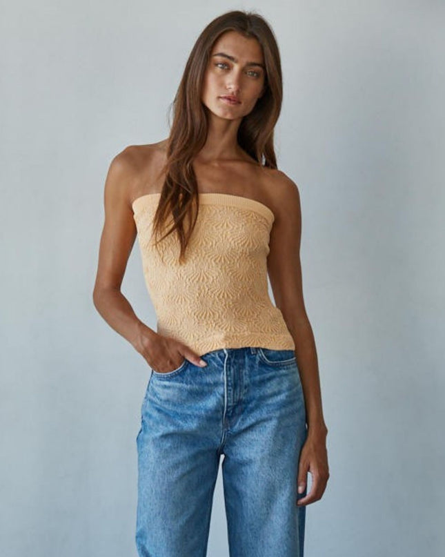 Jacquard Tube Top