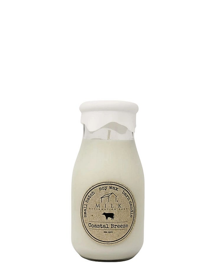 Coastal Breeze Milk Bottle Candle