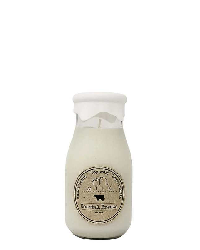 Coastal Breeze Milk Bottle Candle