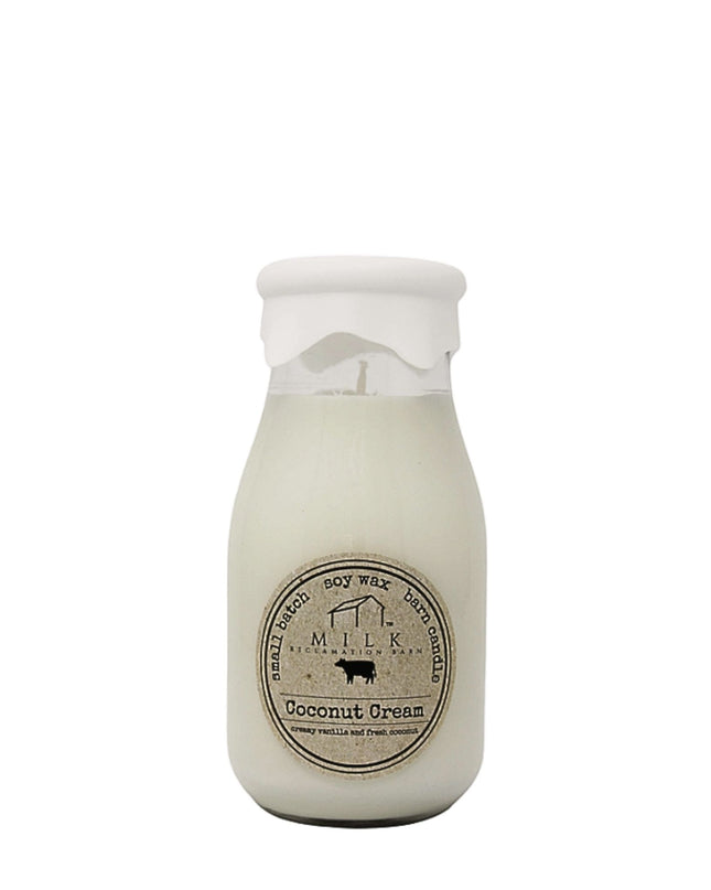 Coconut Cream Milk Bottle Candle