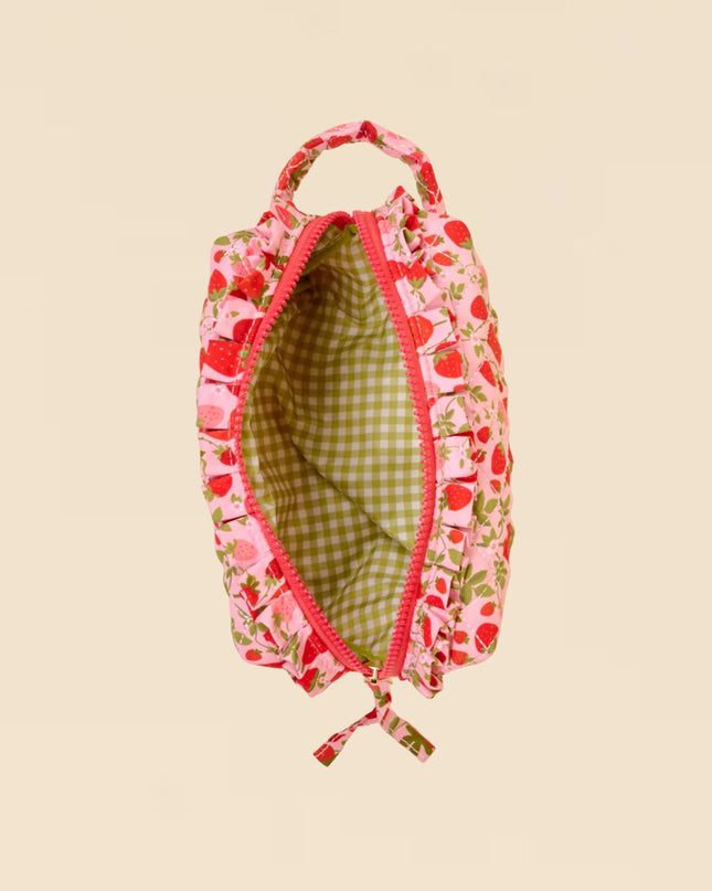 Floral-patterned headband on a beige background