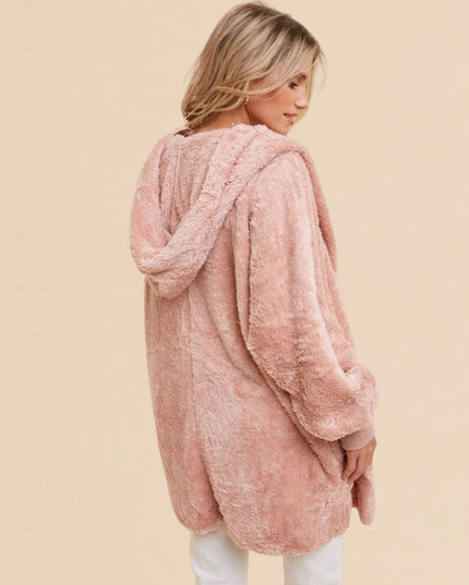 Solid Bear Coat Light Pink