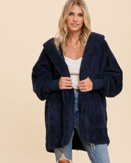 Solid Bear Coat Navy
