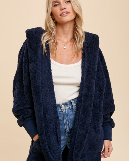 Solid Bear Coat Navy
