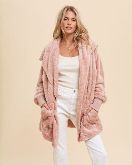 Solid Bear Coat Pink