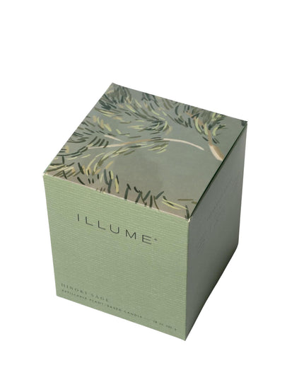 Green box with 'ILLUME' branding on a white background