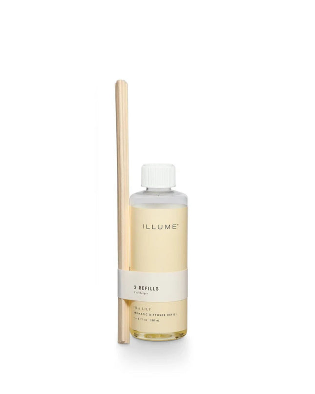 ILLUME diffuser bottle with gold cap on a white background
