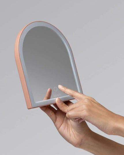 Arch Desk Mirror Pink
