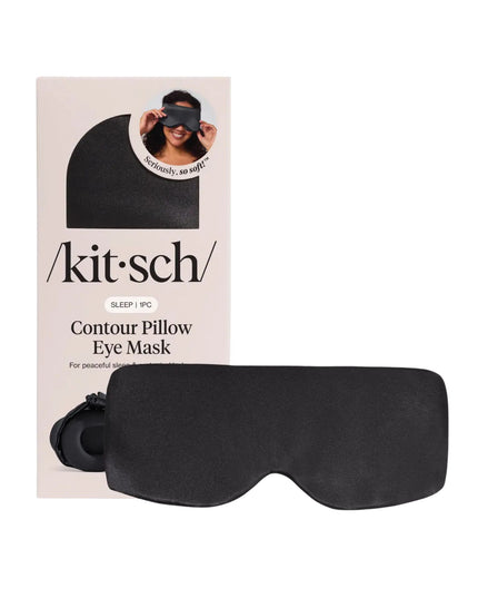Contour Pillow Eye Mask Black