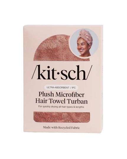 Plush Microfiber Hair Towel Turban