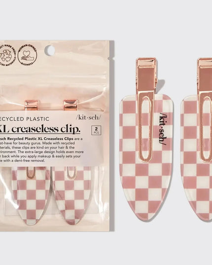 Recycled Plastic XL Creaseless Clips 2 Set