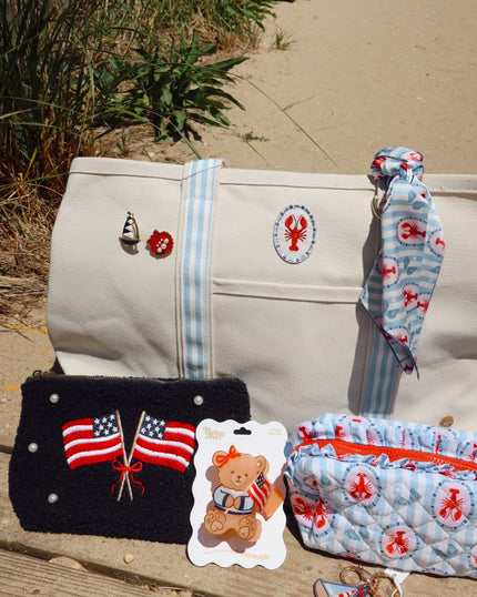 <strong>CURATED COLLECTION -</strong> Featuring coastal prints from <strong>Harbor House</strong>, <strong>Coastal Cove</strong>, <strong>Ciao Bello</strong>, <strong>Strawberry Fields</strong>, and <strong>All American</strong>, each piece blends playful design with practical function.