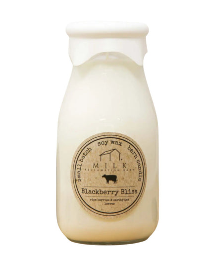 Blackberry Bliss Milk Bottle Candle
