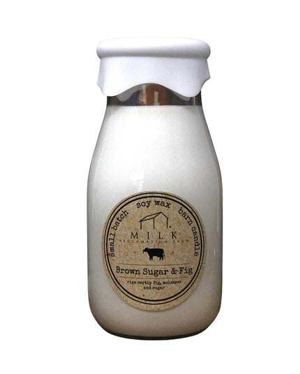 Brown Sugar & Fig Milk Bottle Candle