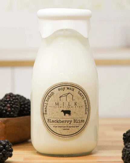 Blackberry Bliss Milk Bottle Candles