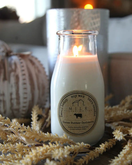 Milk Candles Cocoa Butter Cashmere Milk Bottle Candle