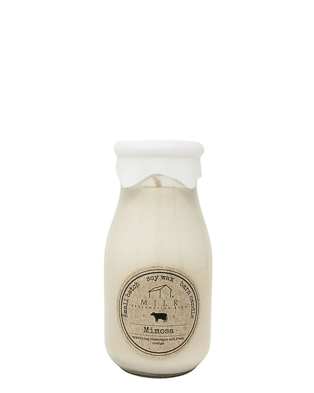 Mimosa Milk Bottle Candle