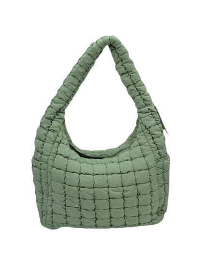 Puffer Shoulder Bag Green