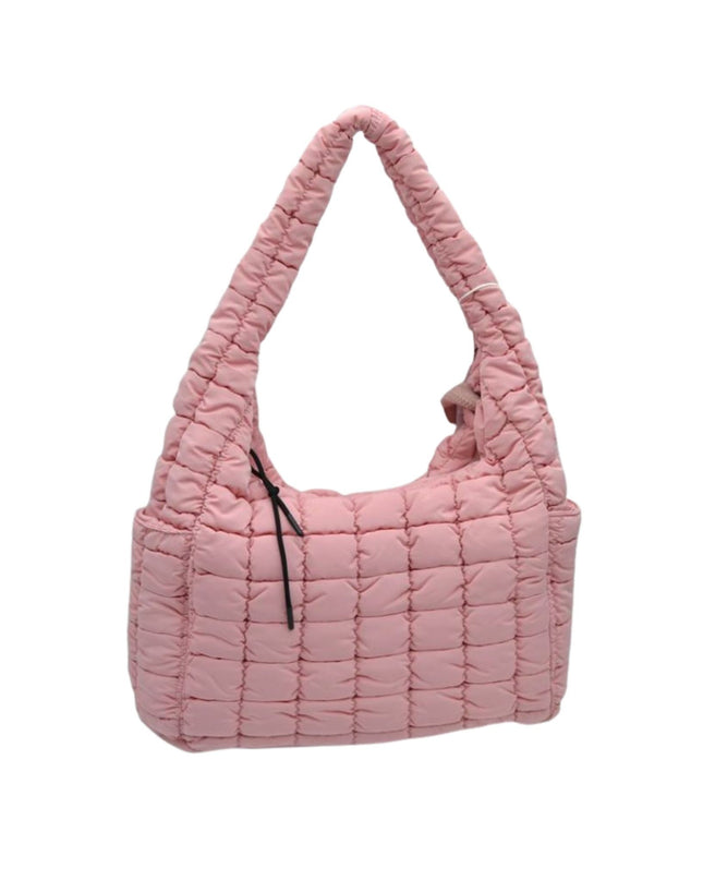 Puffer Shoulder Bag Pink