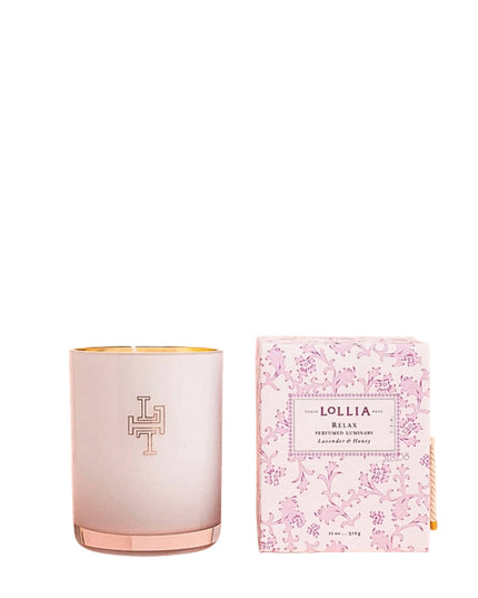 Relax Boxed Luminary Candle