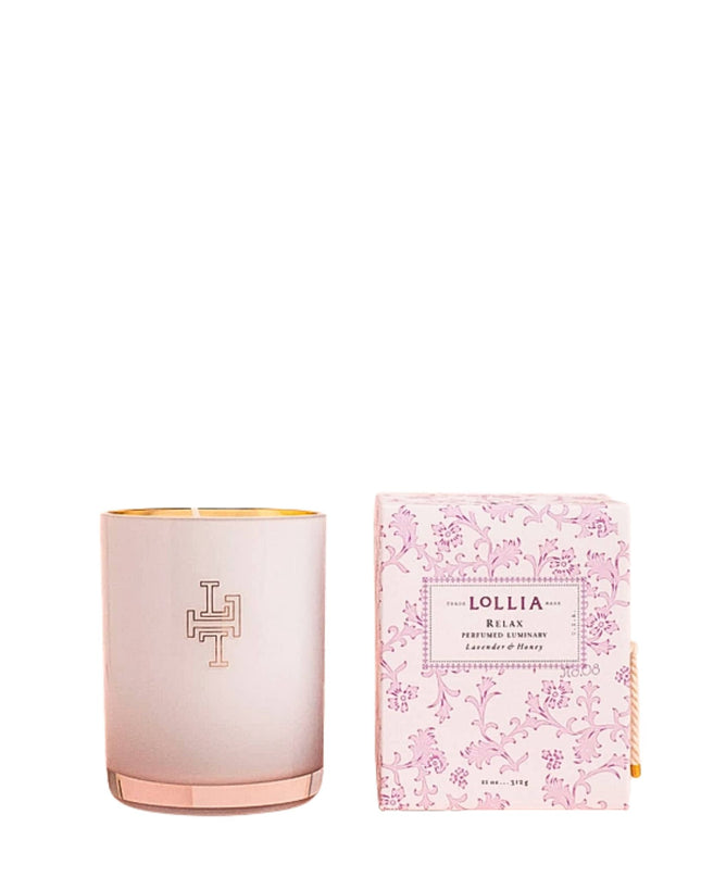 Relax Boxed Luminary Candle