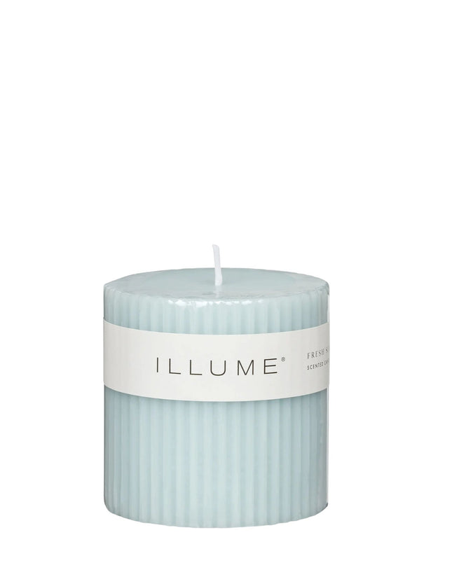 Fresh Sea Salt Small Fragranced Pillar Candle