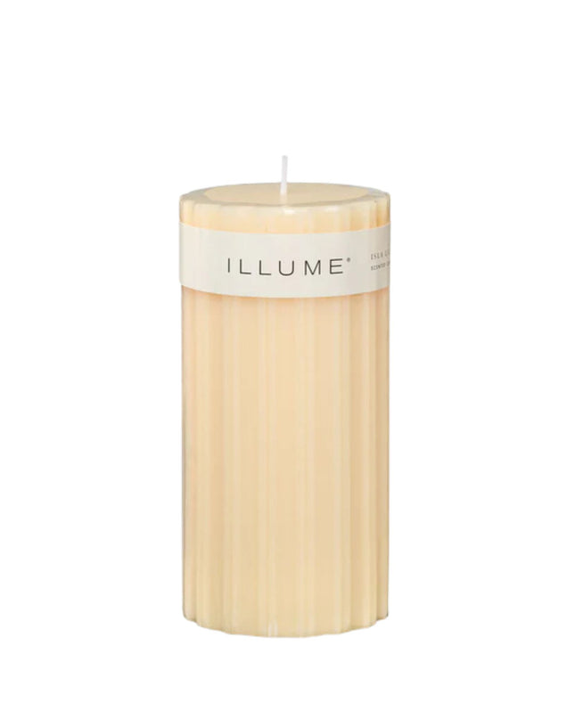 Isla Lily Medium Fragranced Pillar Candle