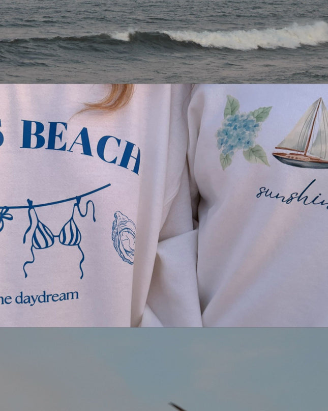 Après Beach Crewneck Sweatshirt Seashell