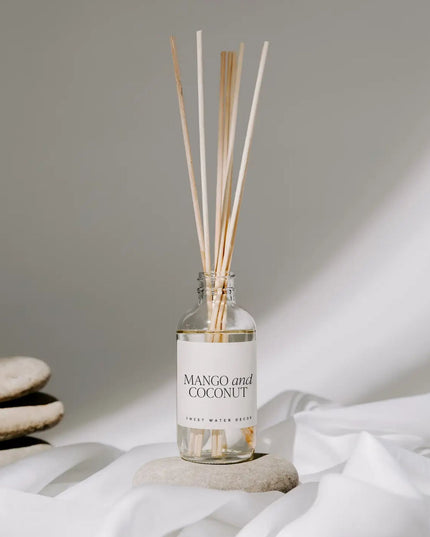 Sweet Water Decor Mango & Coconut Clear Reed Diffuser
