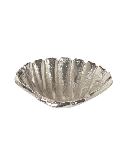 Silver Clam Seashell Tidbit Dish