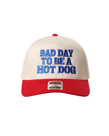 Bad Day To Be A Hot Dog Embroidered Two Tone Trucker Hat