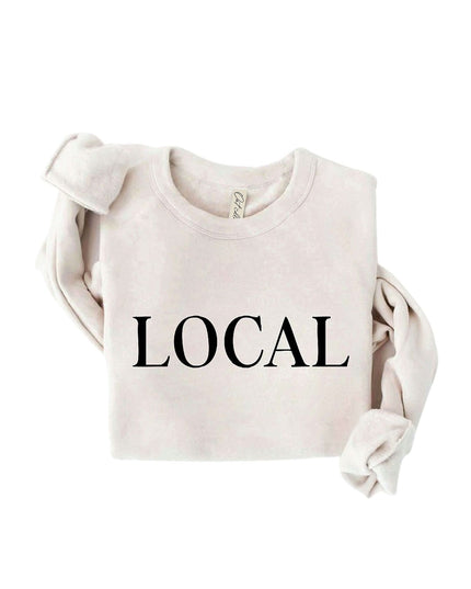 Local Thin Font Graphic Crew