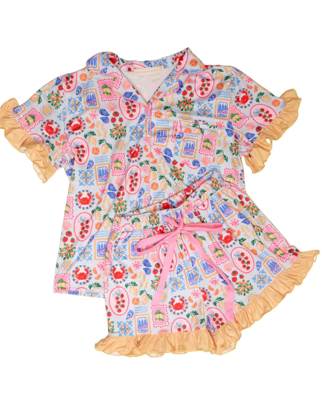 Ciao Bella Slumber Party Pajama Shorts Set