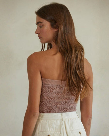 Jacquard Tube Top