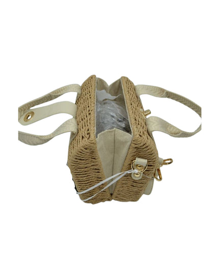 Structured Twist Lock Handbag