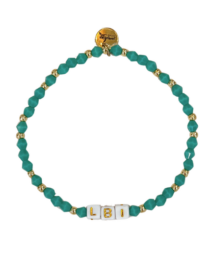 LBI Letter Block Bracelet