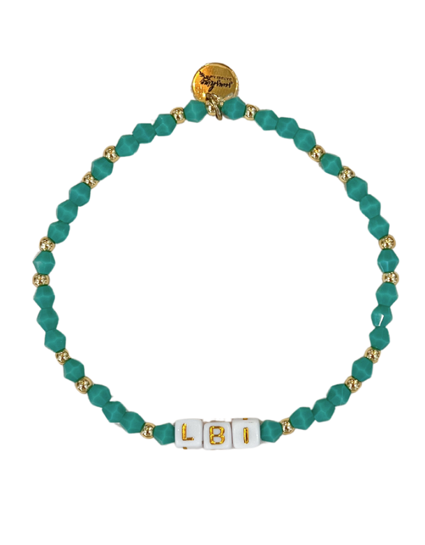 LBI Letter Block Bracelet