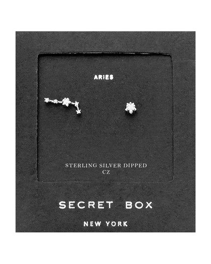 Zodiac Single Constellation & Stud Earrings