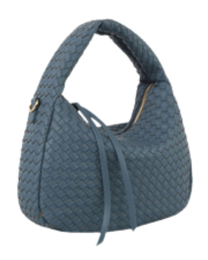 Braided Leather Shoulder Bag