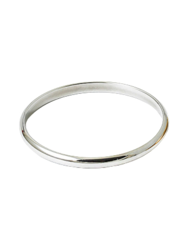 Plain Metal Basic Bangle Bracelet