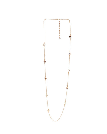 Spaced Disc Delicate Chain Necklace