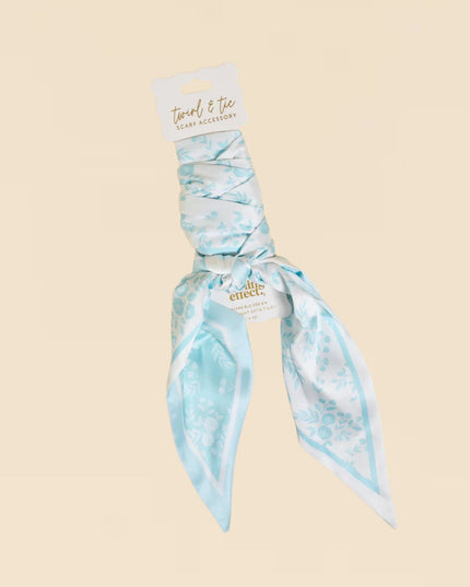 Something Blue Twirl & Tie Scarf
