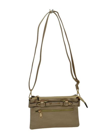 Detailed Medium Vegan Leather Crossbody