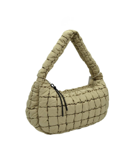 Square Puff Single Strap Shoulder Bag
