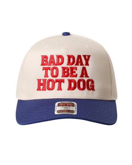 Bad Day To Be A Hot Dog Embroidered Two Tone Trucker Hat