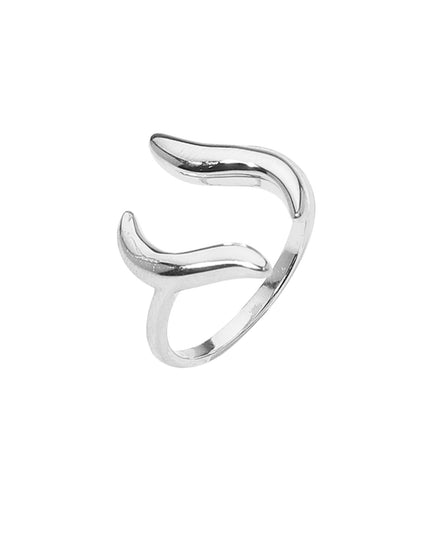 Modern Wave Open Ring