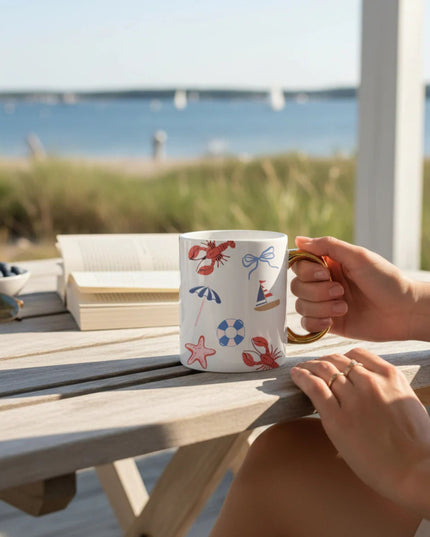 Seaside Haven 11 oz Cozy Cute Ceramic Mug