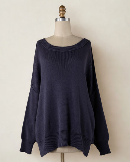 Inside Out Seam Knit Sweater